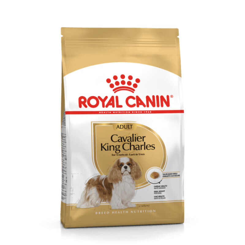  تصویر غذای خشک سگ نژاد کاوالیر رویال کنین Royal Canin Cavalier King Charles Adult وزن 1.5 کیلوگرم از نمای رو به رو 