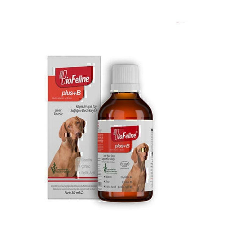 تصویر محصول قطره ب-کمپلکس سگ بیوفلاین BioFelinen Plus+B Drop حجم 50 میلی لیتر