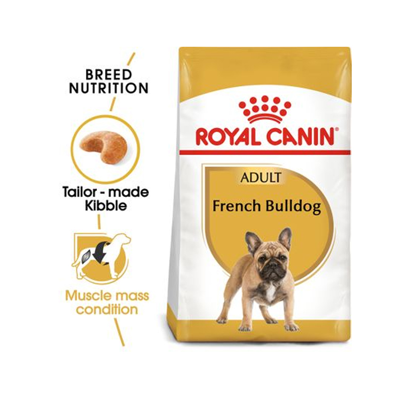  تصویر توضیحات غذای خشک سگ رویال کنین مدل Royal Canin Adult French Bulldog وزن 3 کیلوگرم 