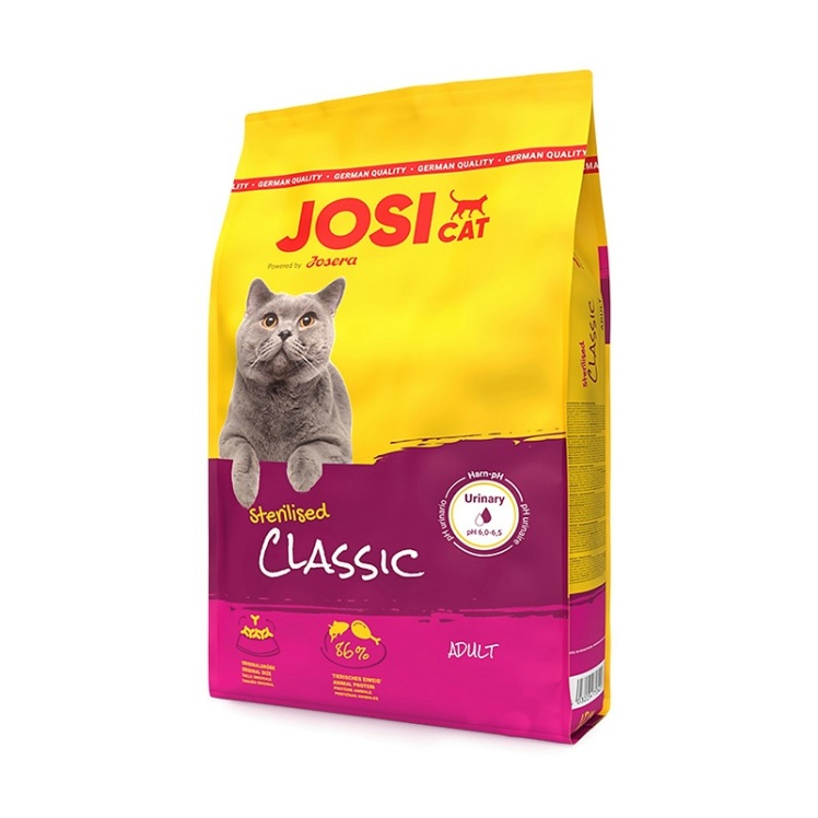 عکس دانه غذای خشک گربه عقیم شده جوسرا مدل کلاسیک Josera Josi Cat Classic وزن 4 کیلوگرم