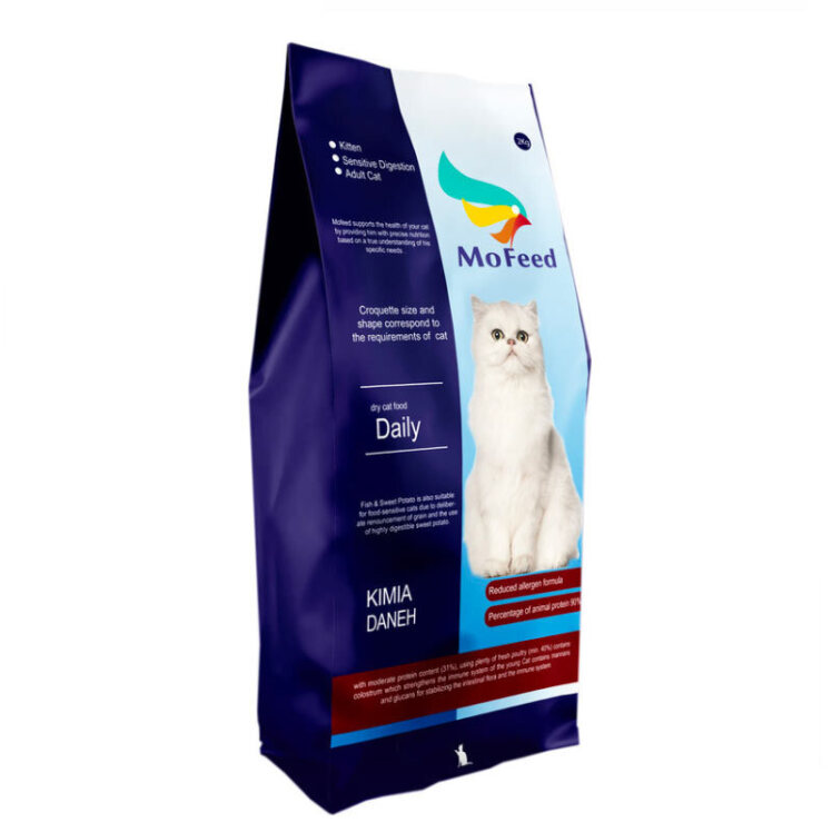 تصویر غذای خشک گربه مفید مدل Adult Daily وزن 1.5 کیلوگرم از نمای رو به رو