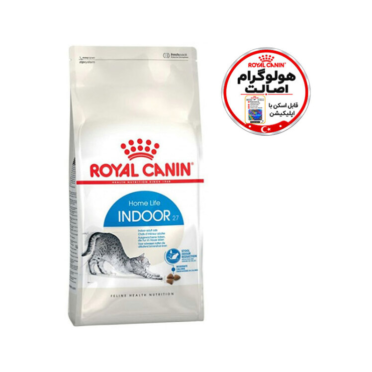 عکس دانه غذای خشک گربه رویال کنین مدل Indoor Home Life وزن 2 کیلوگرم