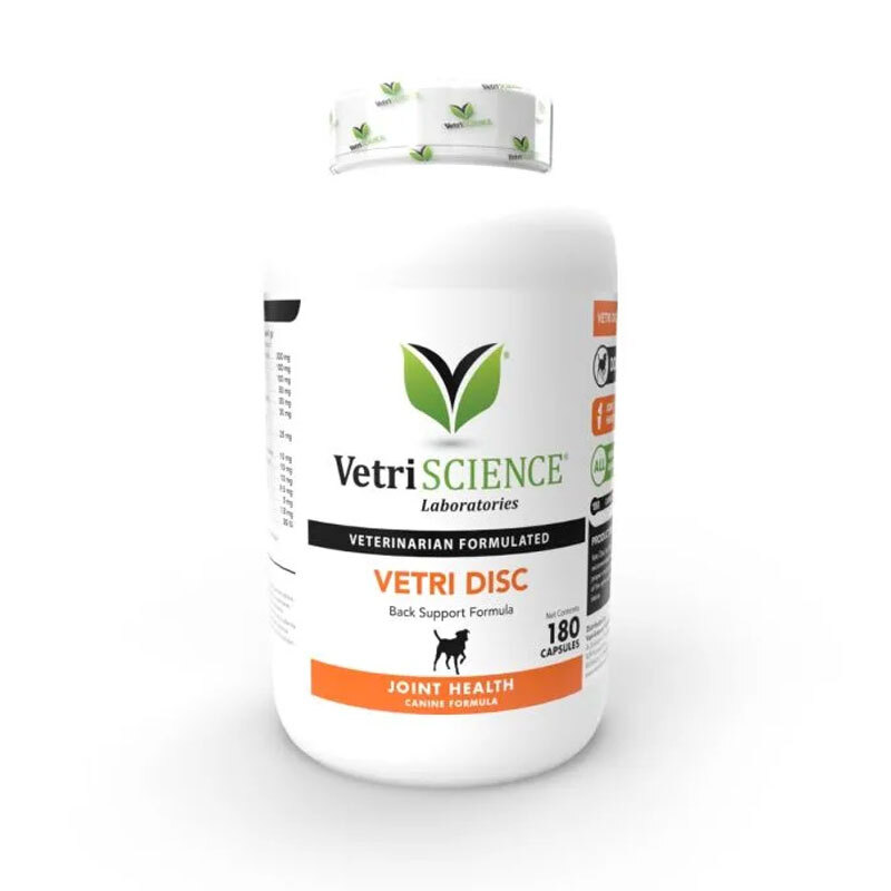  عکس بسته بندی قرص تقویت مفاصل سگ وتری ساینس VetriScience Vetri Disc For Dog Tablet بسته 180 عددی 