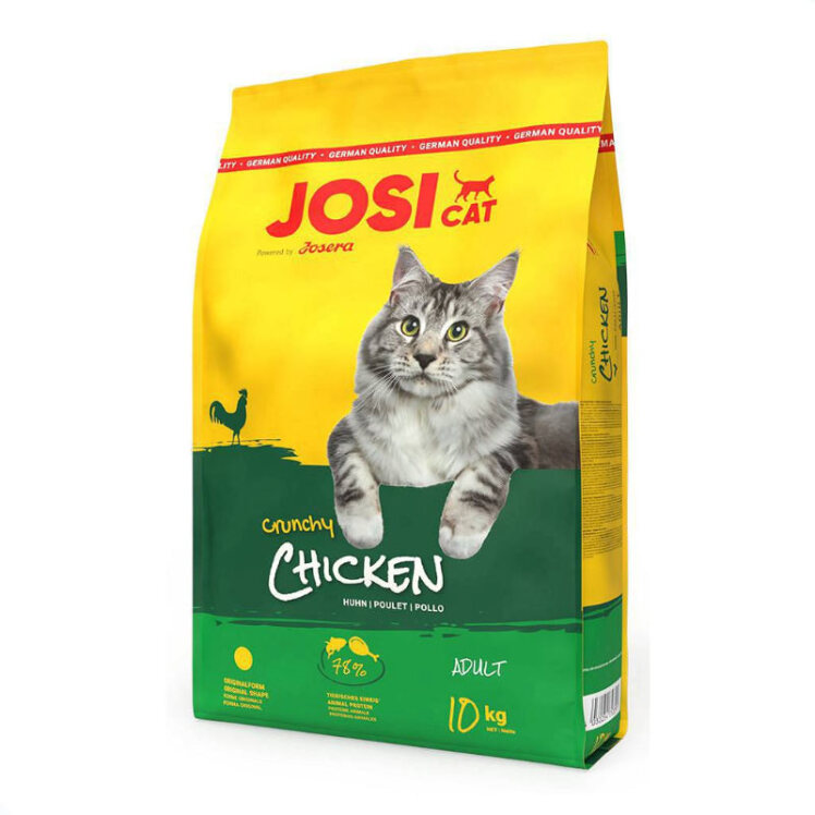 تصویر غذای خشک گربه جوسرا با طعم گوشت مرغ JosiCat Crunchy Chicken وزن 1.9 کیلوگرم از نمای رو به رو