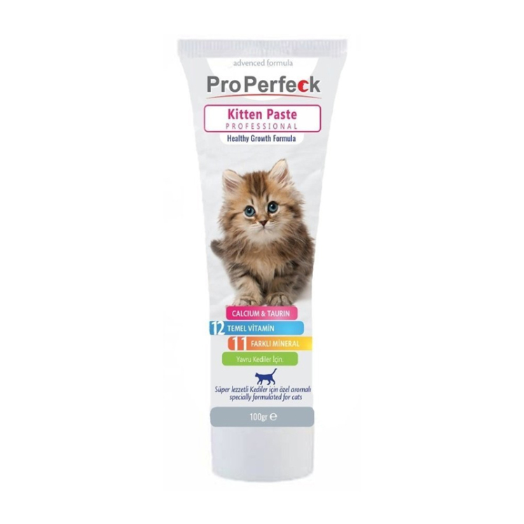 عکس خمیر مولتی ویتامین و مینرال بچه گربه پروپرفک Pro Perfeck Kitten Paste وزن 100 گرم