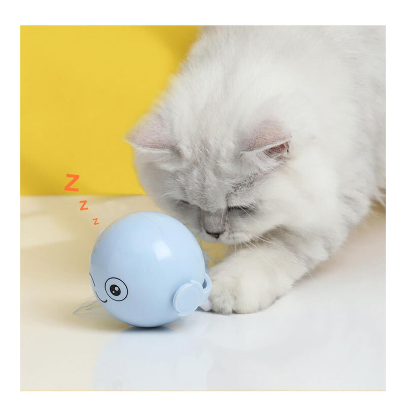  تصویر 2 اسباب بازی توپ غلتان گربه Cat Rolling Ball Toy 