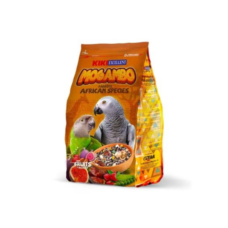 تصویر خوراک مخصوص کاسکو کیکی Kiki Mogambo Parrots وزن 800 گرم