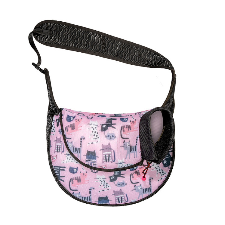 عکس کیف شانهای سگ و گربه تادو مدل تنفسی Tado Shoulder Bag طرح 1