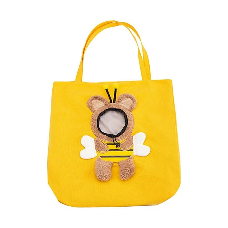 تصویر اندازه ساک حمل زنبوری سگ و گربه لیهوری Lihuori Dog & Cat Beeg Bag
