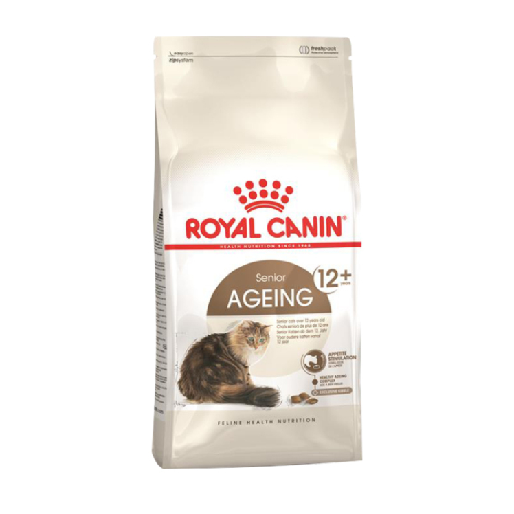 تصویر غذای خشک گربه مسن رویال کنین +12 Royal Canin Senior Ageing وزن 2 کیلوگرم