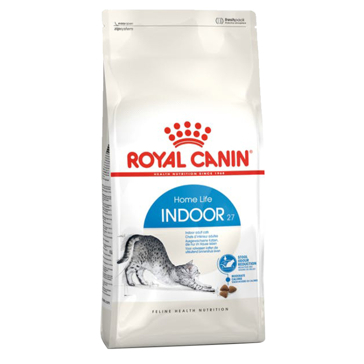 عکس بسته بندی غذای خشک گربه رویال کنین Royal Canin Indoor Home Life وزن 10 کیلوگرم
