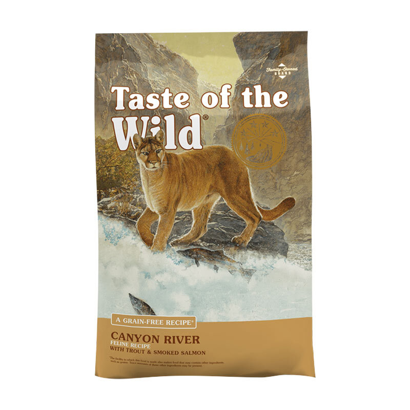  تصویر غذای خشک گربه تیست آف د وایلد Taste Of The Wild Canyon River وزن 2.27 کیلوگرم 