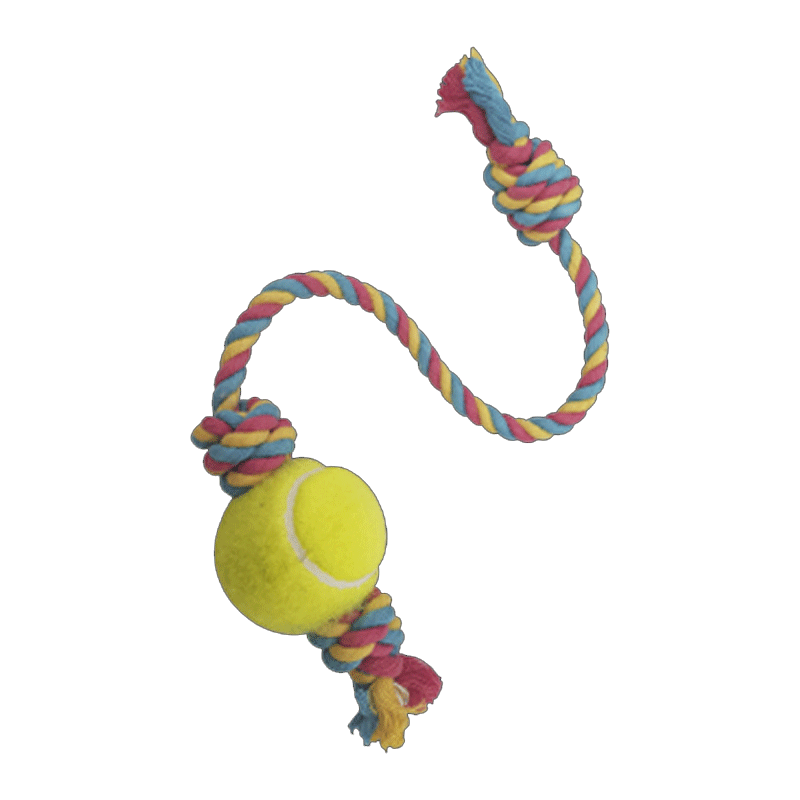  اسباب بازی سگ مدل توپ و طناب C طرح 2 