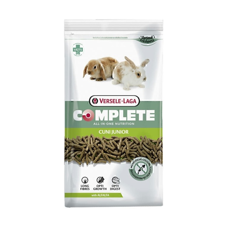 تصویر محتویات خوراک کامل بچه خرگوش ورسله لاگا Versele-Laga Complete Cuni Junior Food وزن 1.75 کیلوگرم