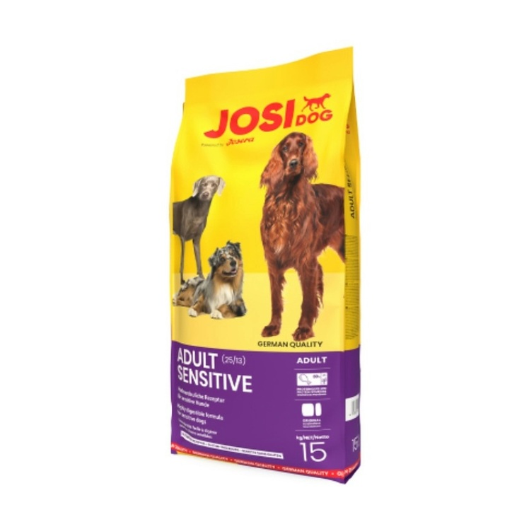 تصویر دانه غذای خشک سگ بالغ حساس مدل جوسی داگ جوسرا ‌Josera Josidog Adult Sensitive وزن 15 کیلوگرم