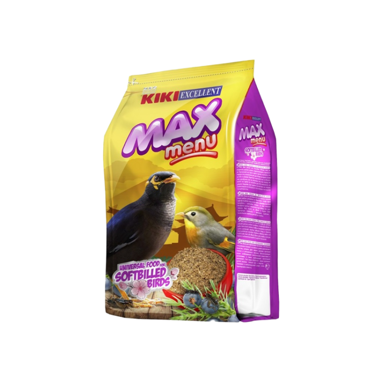 غذای مرغ مینا کیکی Kiki Max Menu وزن 500 گرم