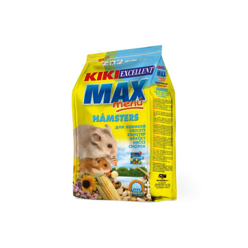  تصویر غذای مخلوط همستر کیکی Kiki Max Menu Hamster وزن 450 گرم 