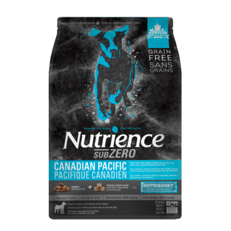 تصویر غذای خشک سگ نوترینس با طعم ماهی سالمون Nutrience Subzero Canadian Pacific وزن 2.27 کیلوگرم