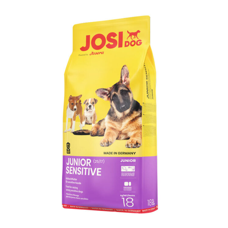 تصویر غذای خشک سگ جوسرا Josidog Junior Senstive وزن 18 کیلوگرم