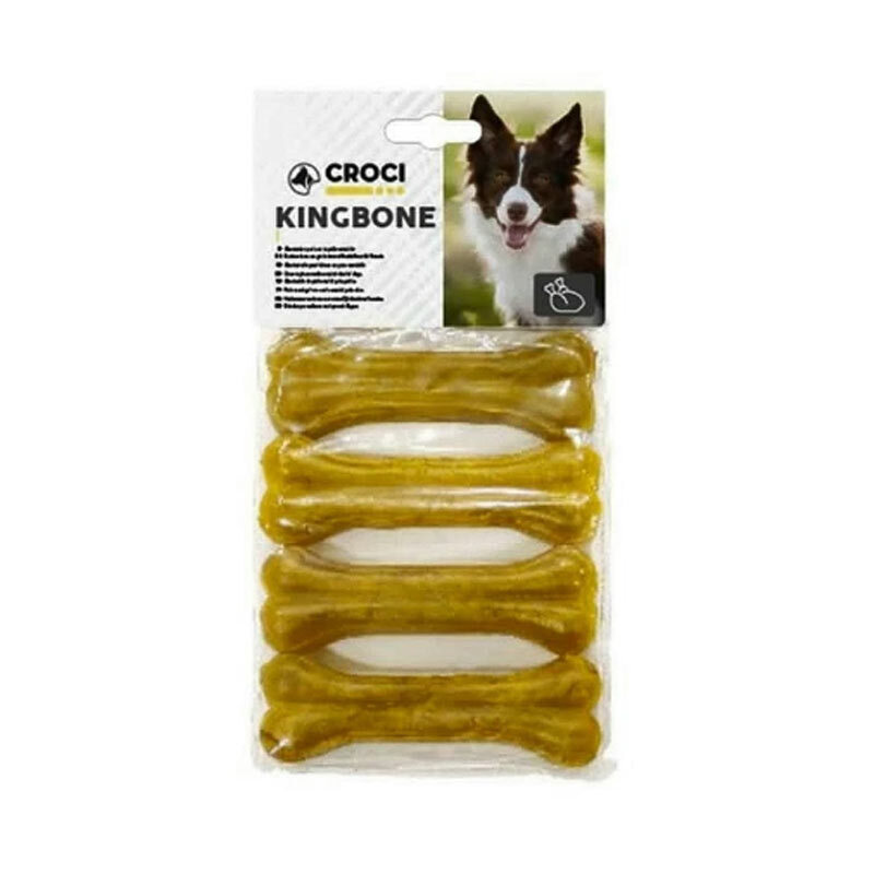  تصویر استخوان تشویقی سگ با طعم مرغ کروچی Croci Dog Treat بسته 4 عددی 