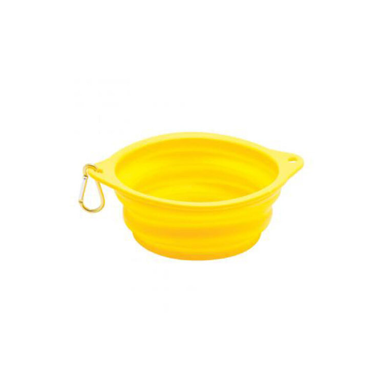 تصویر ظرف آب و غذای مسافرتی سایز 3 Collapsible Bowl