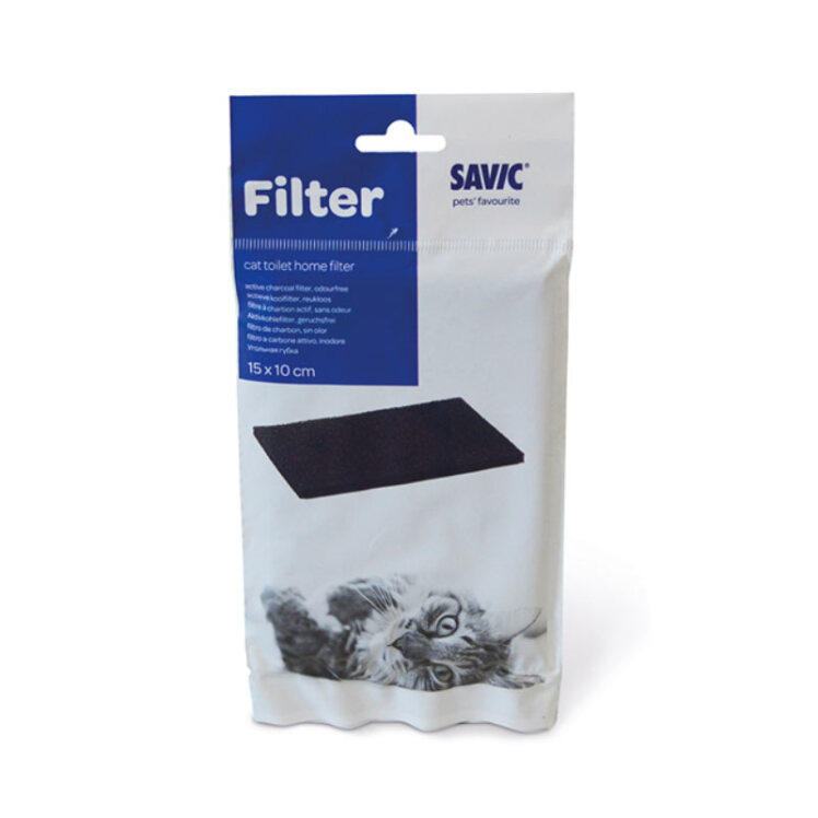 تصویر فیلتر ظرف خاک گربه ساویک Savic Filter Cat Litter Box از نمای رو به رو