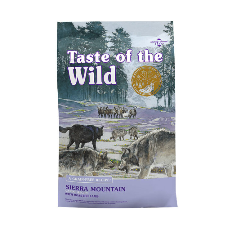 تصویر غذای خشک سگ تیست آف د وایلد Taste Of The Wild Sierra Mountain وزن 2.27 کیلوگرم