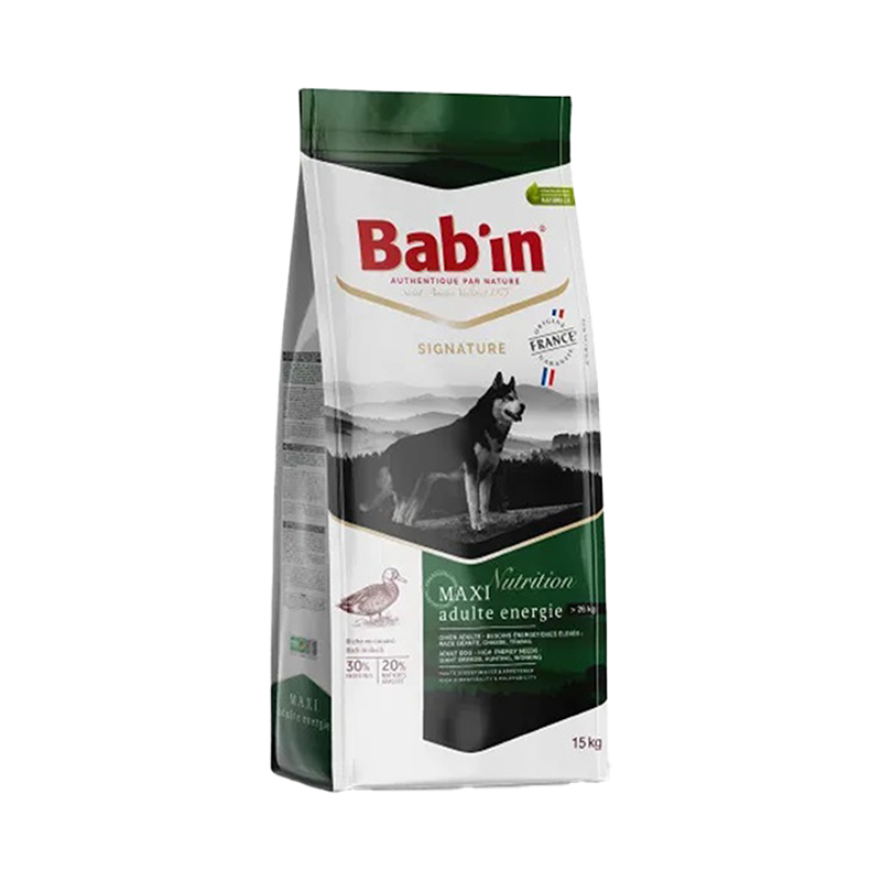  غذای خشک سگ بابین Babin Adult Maxi Energy وزن 15 کیلوگرم 