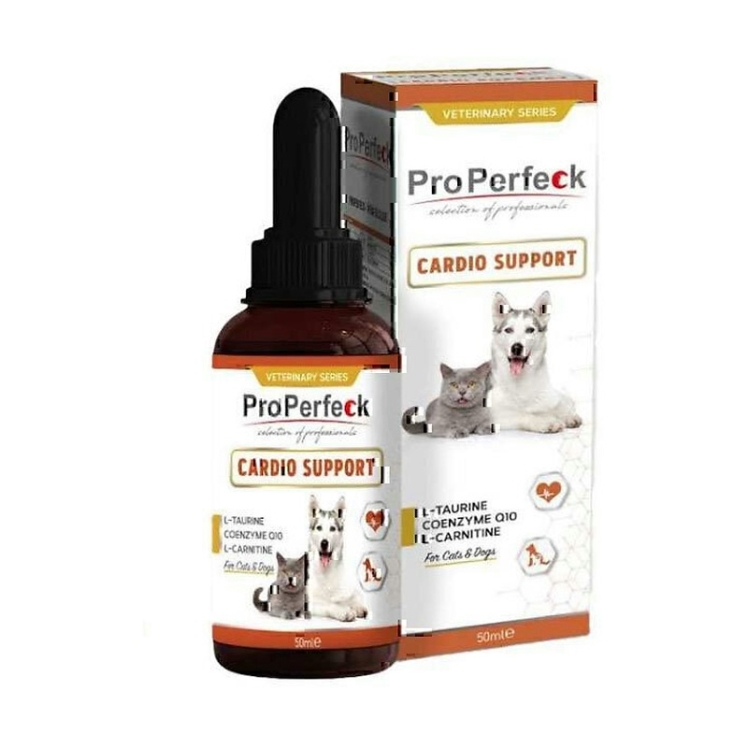 تصویر محصول قطره مراقبت از قلب و عروق سگ و گربه پروپرفک Properfeck Cardio Support Drop حجم 50 میلی لیتر