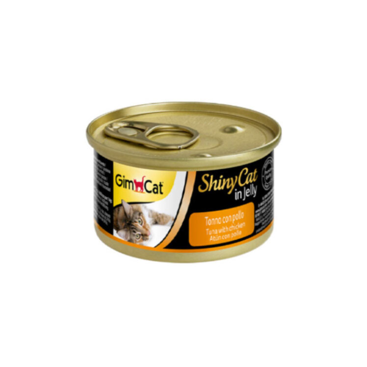 تصویر کنسرو غذای گربه جیم‌ کت با طعم ماهی تن و مرغ GimCat Tuna & Chicken وزن 70 گرم