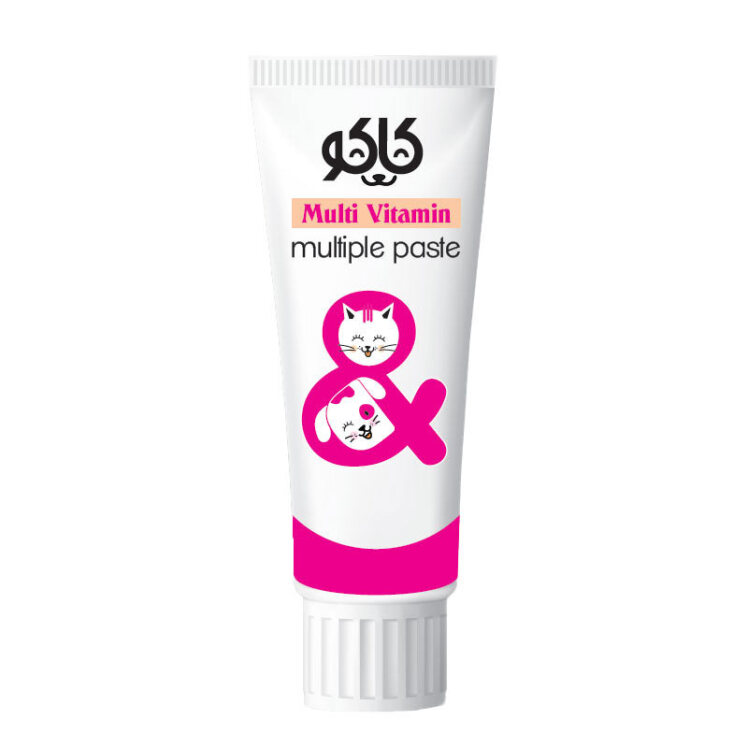 تصویر خمیر مولتی ویتامین سگ و گربه کاکو Kako Multi Vitamin Cat & Dog Paste وزن 100 گرم