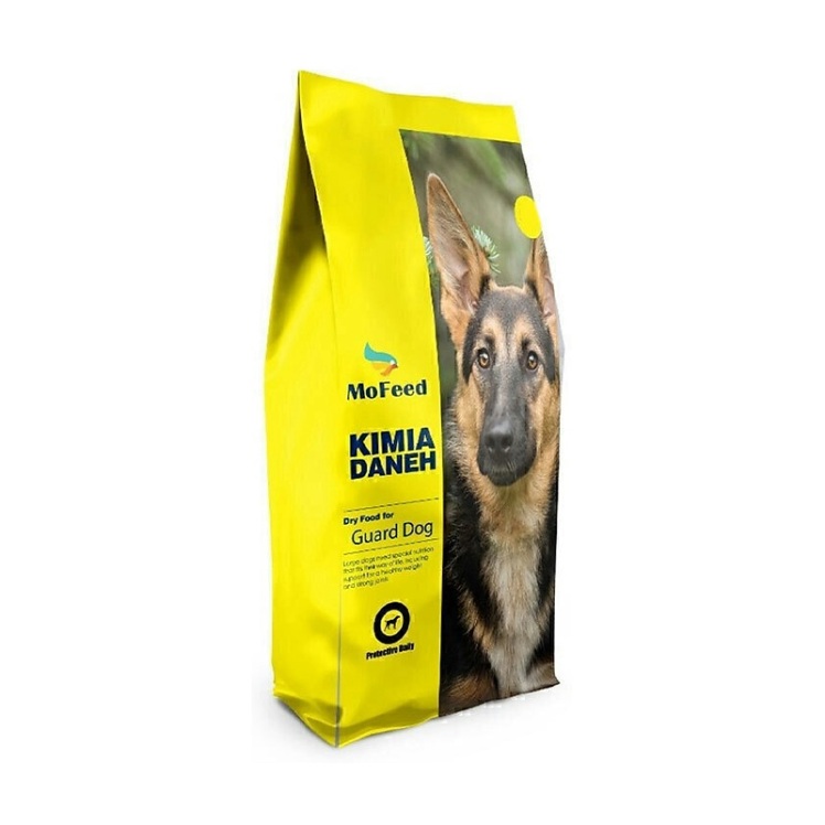 تصویر غذای خشک حمایتی سگ نگهبان مفید MoFeed Guard Dog Dry Food وزن 10 کیلوگرم از نمای پشت