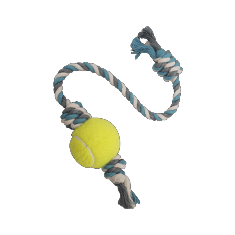  اسباب بازی سگ مدل توپ و طناب C طرح 3 