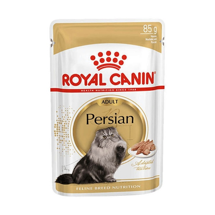 عکس توضیحات پوچ گربه بالغ پرشین رویال کنین Royal Canin Persian Adult وزن 85 گرم