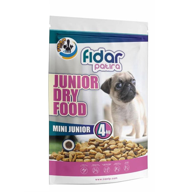  تصویر غذای خشک سگ فیدار مدل Mini Junior وزن 4 کیلوگرم 