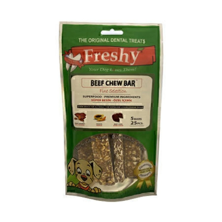عکس جزییات تشویقی Freshy Dental Beef Chew Bar