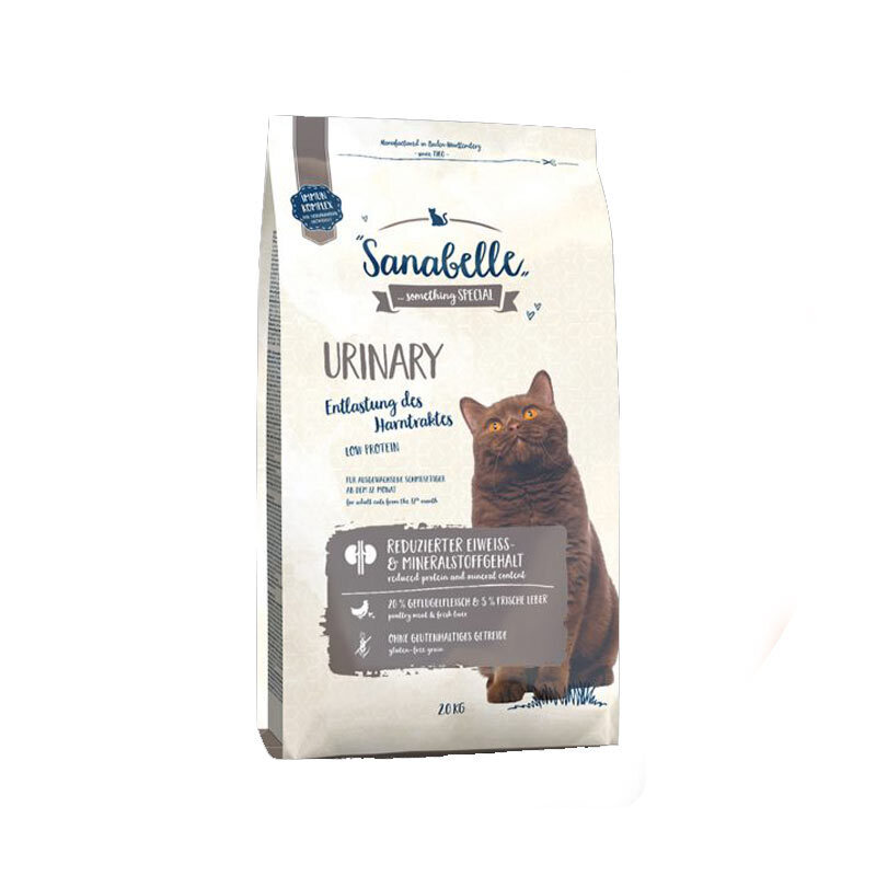  تصویر غذای خشک گربه یورینری سانابل Sanabelle Urinary وزن 2 کیلوگرم 
