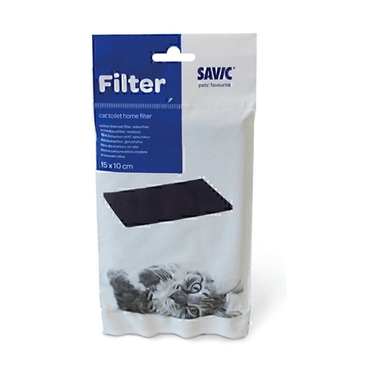 تصویر داخل بسته بندی فیلتر ظرف خاک گربه ساویک Savic Filter Cat Litter Box