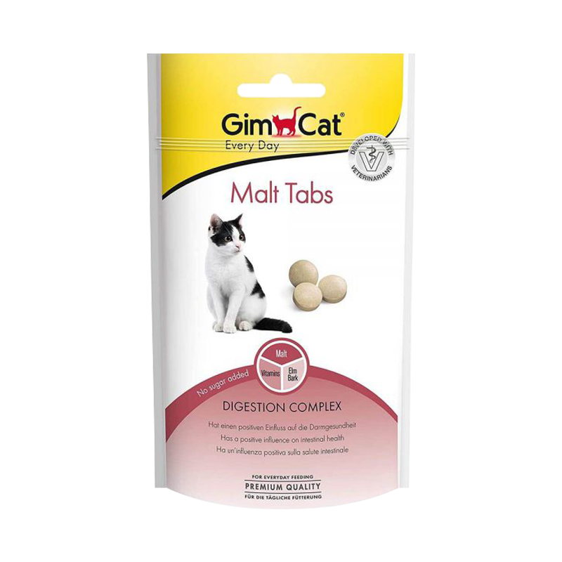  قرص آنتی هیربال گربه جیم کت با طعم مالت GimCat Tabs AntiHaiball Malt وزن 40 گرم 