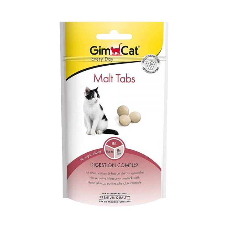 قرص آنتی هیربال گربه جیم کت با طعم مالت GimCat Tabs AntiHaiball Malt وزن 40 گرم
