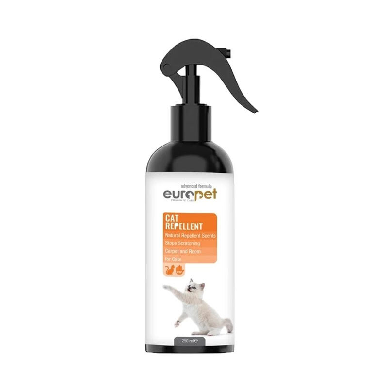  تصویر اسپری دور کننده گربه یوروپت Europet Cat Repellent Spray حجم 250 میلی لیتر 