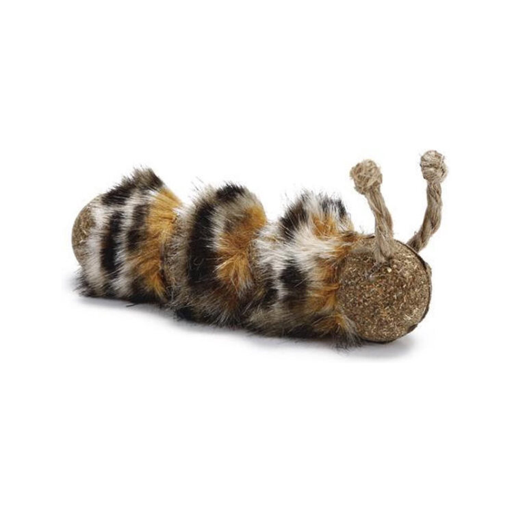 تصویر اسباب بازی کرم پشمالو گربه بیزتیس Beeztees Caterpillar Cat Toy