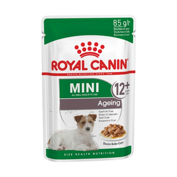 عکس محتویات پوچ سگ رویال کنین مدل Royal Canin Mini Adult وزن ۸۵ گرم